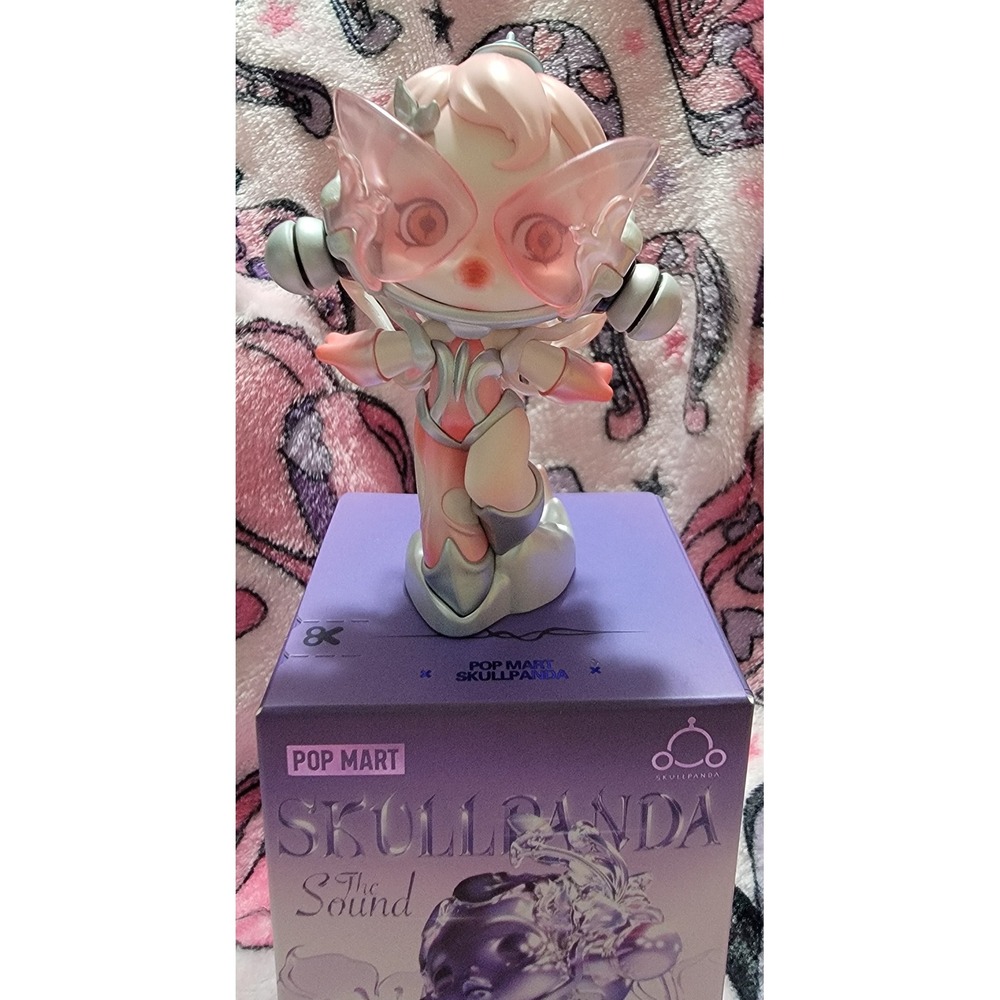 Pop Mart Skullpanda The Sound Series The Ecstasy Blind‎ Box Vinyl Figure Pink